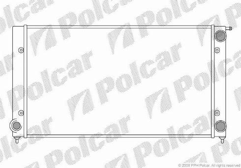 Polcar 953408A4 - Radiator, mühərrikin soyudulması furqanavto.az