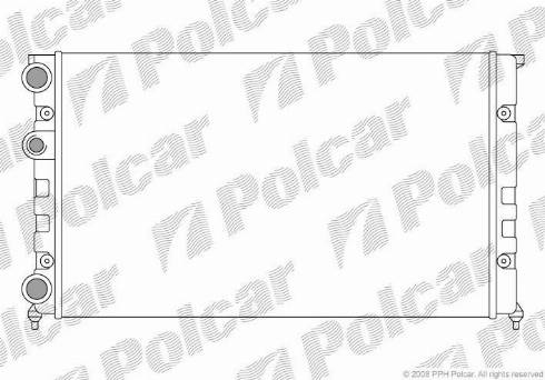 Polcar 953808-7 - Radiator, mühərrikin soyudulması furqanavto.az