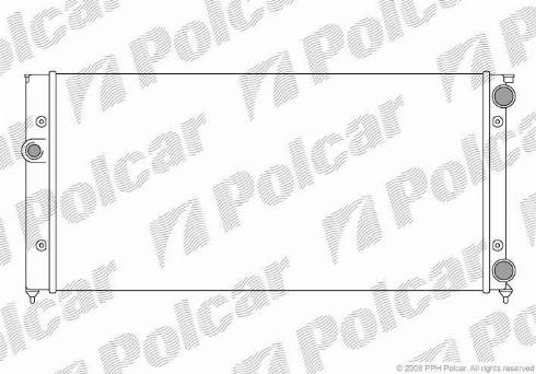 Polcar 953808A4 - Radiator, mühərrikin soyudulması furqanavto.az