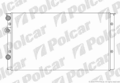 Polcar 953808A6 - Radiator, mühərrikin soyudulması furqanavto.az