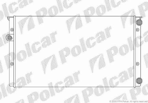 Polcar 953808A8 - Radiator, mühərrikin soyudulması furqanavto.az