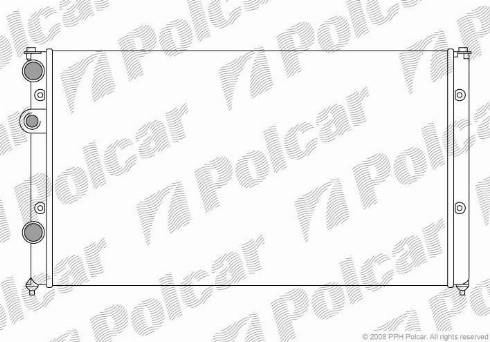Polcar 9524084X - Radiator, mühərrikin soyudulması furqanavto.az