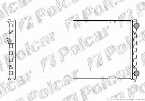 Polcar 952408-6 - Radiator, mühərrikin soyudulması furqanavto.az