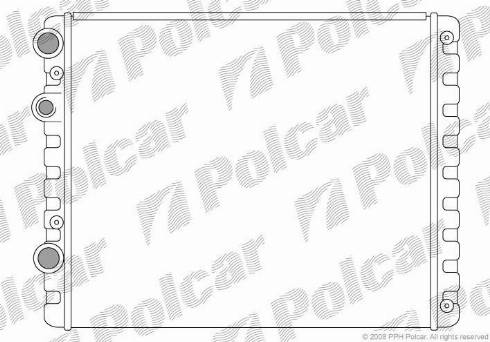 Polcar 952408-1 - Radiator, mühərrikin soyudulması furqanavto.az