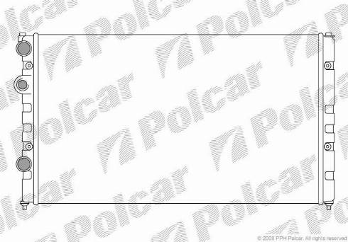 Polcar 952408-8 - Radiator, mühərrikin soyudulması furqanavto.az