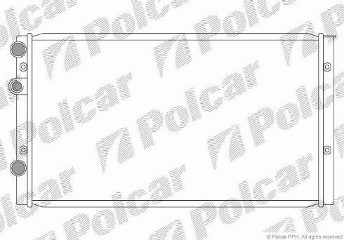 Polcar 9524083X - Radiator, mühərrikin soyudulması furqanavto.az