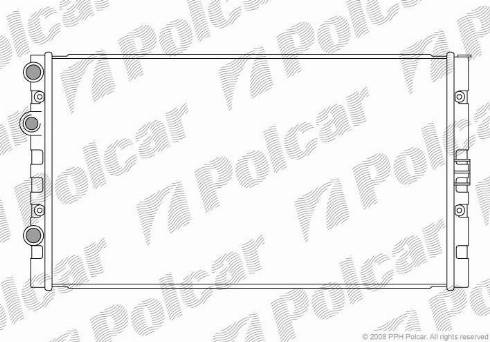 Polcar 952408-3 - Radiator, mühərrikin soyudulması furqanavto.az