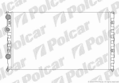 Polcar 952408A4 - Radiator, mühərrikin soyudulması furqanavto.az