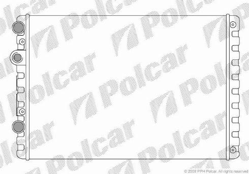 Polcar 952408A2 - Radiator, mühərrikin soyudulması furqanavto.az