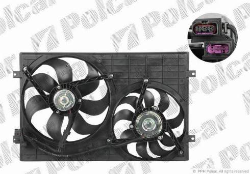 Polcar 952523W6-Q - Fen, radiator furqanavto.az