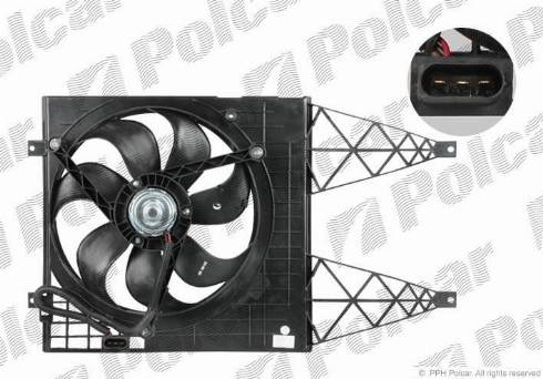 Polcar 952523W2 - Fen, radiator furqanavto.az