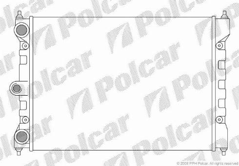 Polcar 952308-1 - Radiator, mühərrikin soyudulması furqanavto.az