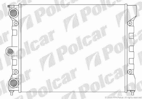 Polcar 952208-2 - Radiator, mühərrikin soyudulması furqanavto.az