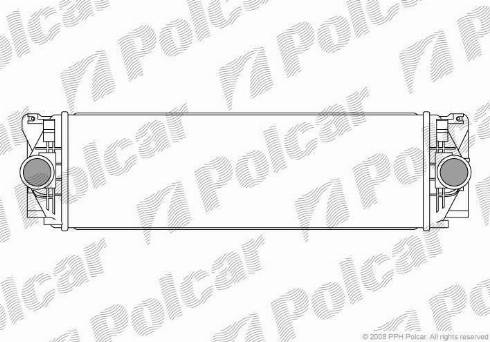 Polcar 9572J81X - Intercooler, şarj cihazı furqanavto.az