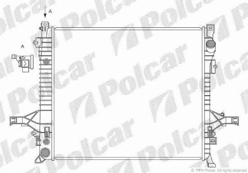 Polcar 909008-1 - Radiator, mühərrikin soyudulması furqanavto.az