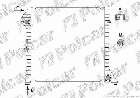 Polcar 904408-1 - Radiator, mühərrikin soyudulması furqanavto.az