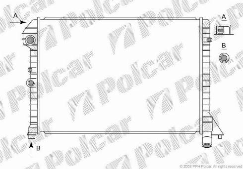 Polcar 904408-2 - Radiator, mühərrikin soyudulması furqanavto.az