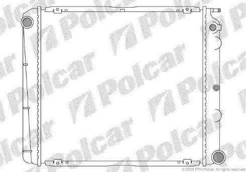Polcar 900208-4 - Radiator, mühərrikin soyudulması furqanavto.az