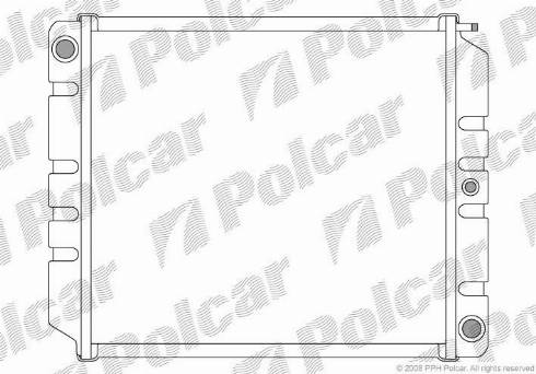 Polcar 900208-2 - Radiator, mühərrikin soyudulması furqanavto.az