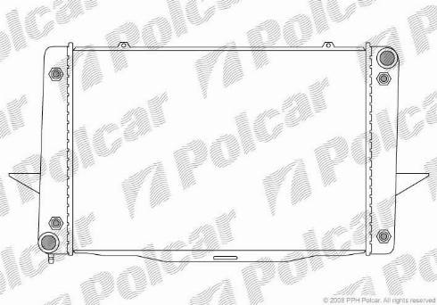 Polcar 908508-4 - Radiator, mühərrikin soyudulması furqanavto.az
