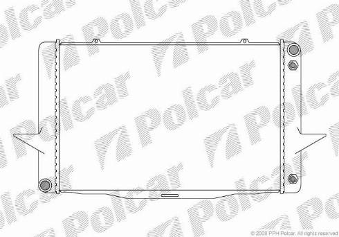 Polcar 908508-3 - Radiator, mühərrikin soyudulması furqanavto.az