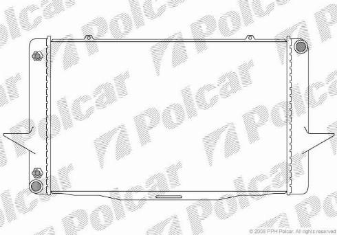 Polcar 908508-2 - Radiator, mühərrikin soyudulması furqanavto.az