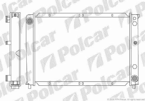 Polcar 903108-4 - Radiator, mühərrikin soyudulması furqanavto.az