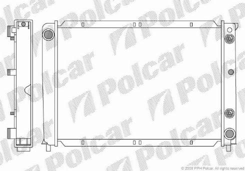 Polcar 903108-5 - Radiator, mühərrikin soyudulması furqanavto.az