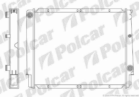 Polcar 903208-1 - Radiator, mühərrikin soyudulması furqanavto.az