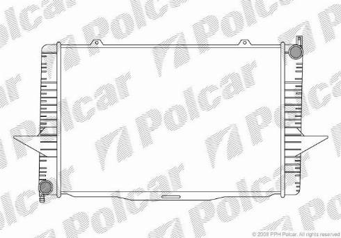 Polcar 907008-1 - Radiator, mühərrikin soyudulması furqanavto.az