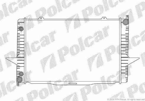 Polcar 907008-2 - Radiator, mühərrikin soyudulması furqanavto.az