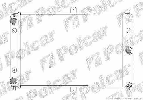 Polcar 440108-1 - Radiator, mühərrikin soyudulması furqanavto.az