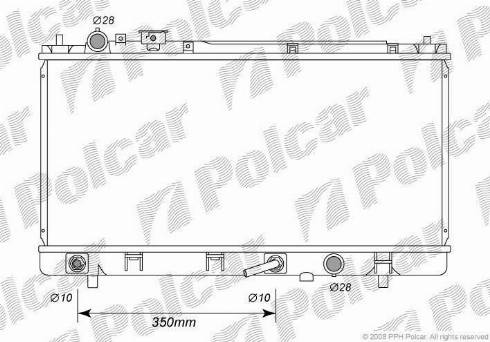 Polcar 454008-1 - Radiator, mühərrikin soyudulması furqanavto.az