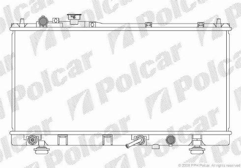 Polcar 450908-4 - Radiator, mühərrikin soyudulması furqanavto.az