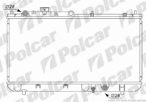 Polcar 4509083K - Radiator, mühərrikin soyudulması furqanavto.az