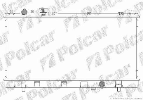 Polcar 450908-3 - Radiator, mühərrikin soyudulması furqanavto.az