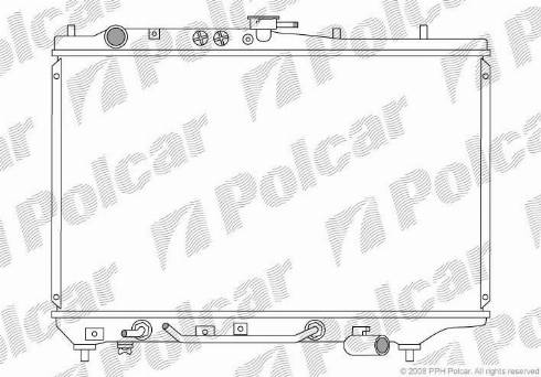 Polcar 450408-9 - Radiator, mühərrikin soyudulması furqanavto.az