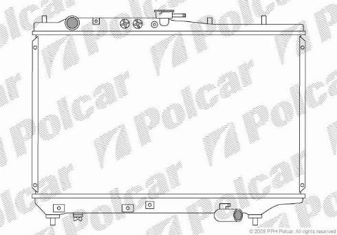 Polcar 450408-6 - Radiator, mühərrikin soyudulması furqanavto.az