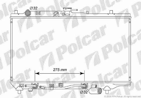 Polcar 450408-0 - Radiator, mühərrikin soyudulması furqanavto.az