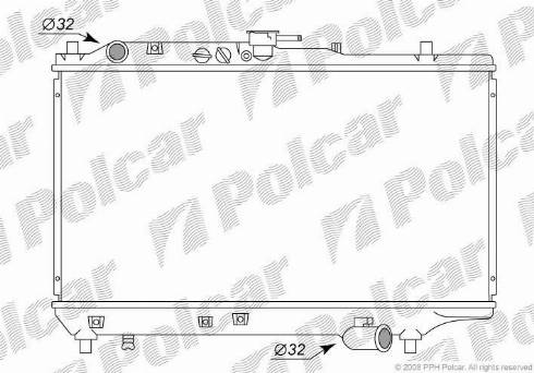 Polcar 450408-1 - Radiator, mühərrikin soyudulması furqanavto.az