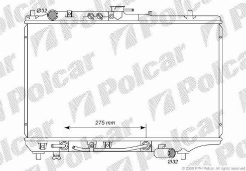 Polcar 450508-3 - Radiator, mühərrikin soyudulması furqanavto.az