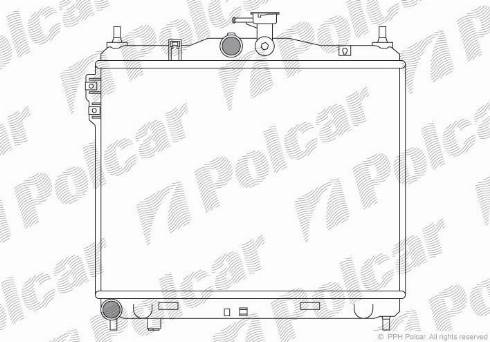 Polcar 404208-1 - Radiator, mühərrikin soyudulması furqanavto.az