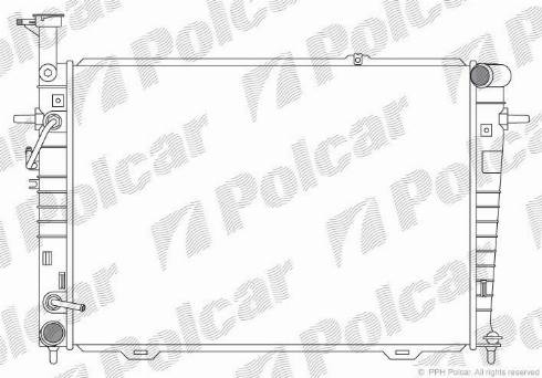 Polcar 404708-1 - Radiator, mühərrikin soyudulması furqanavto.az