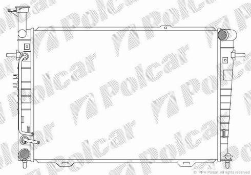 Polcar 4047083X - Radiator, mühərrikin soyudulması furqanavto.az