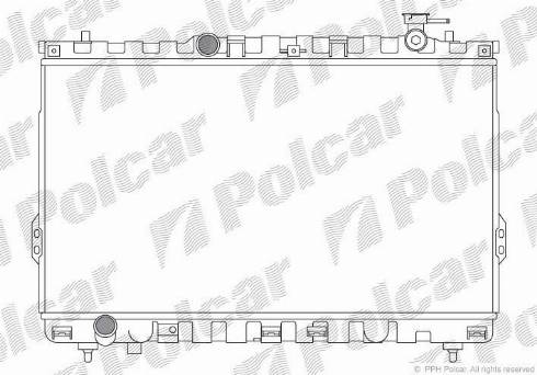 Polcar 405008-1 - Radiator, mühərrikin soyudulması furqanavto.az