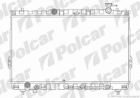 Polcar 405008-2 - Radiator, mühərrikin soyudulması furqanavto.az