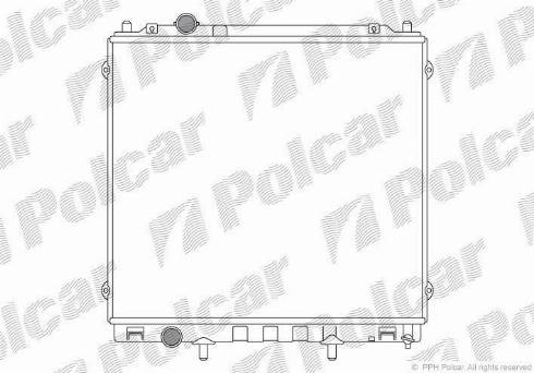 Polcar 4065083X - Radiator, mühərrikin soyudulması furqanavto.az
