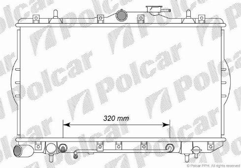 Polcar 400508-3 - Radiator, mühərrikin soyudulması furqanavto.az