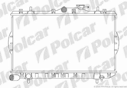 Polcar 400508-2 - Radiator, mühərrikin soyudulması furqanavto.az