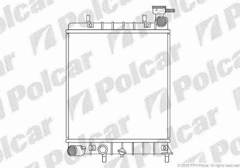 Polcar 400608-1 - Radiator, mühərrikin soyudulması furqanavto.az